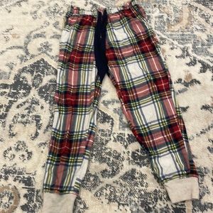 plaid joggers/pajama pants from aerie, size xs